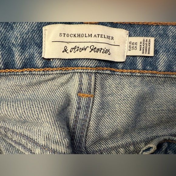 Stockholm Atelier & Other Stories Women’s Button Fly Jeans Size 25 - Picture 3 of 12